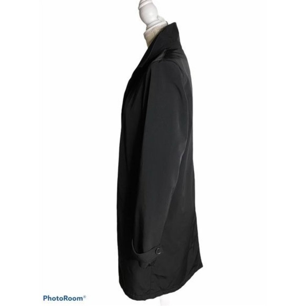 New York & Company Black Trench Coat - Picture 2 of 9